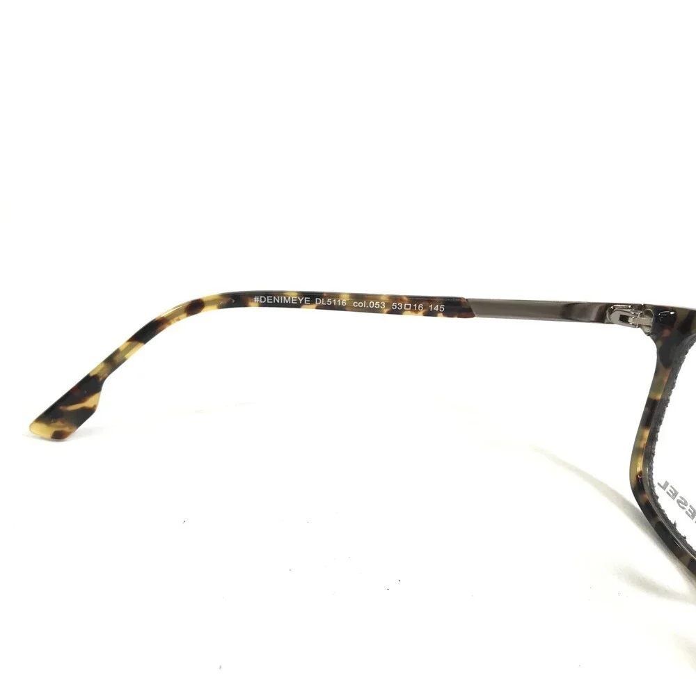 Diesel Eyeglasses Frames DL5116 col.053 Blue Denim Brown Tortoise 53-16-145